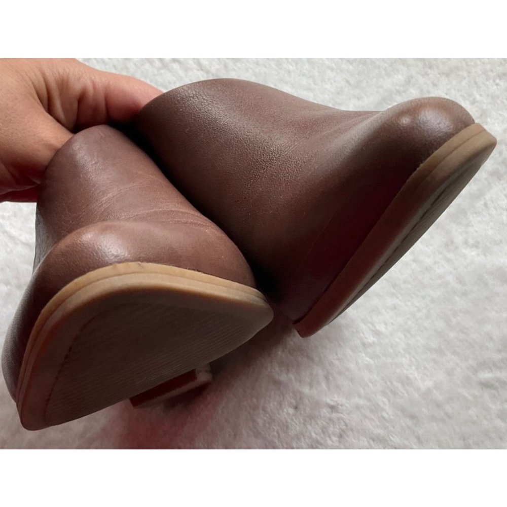 Sole Bound by baretraps Keelin leather open side ankle booties size 7 - Picture 2 of 11